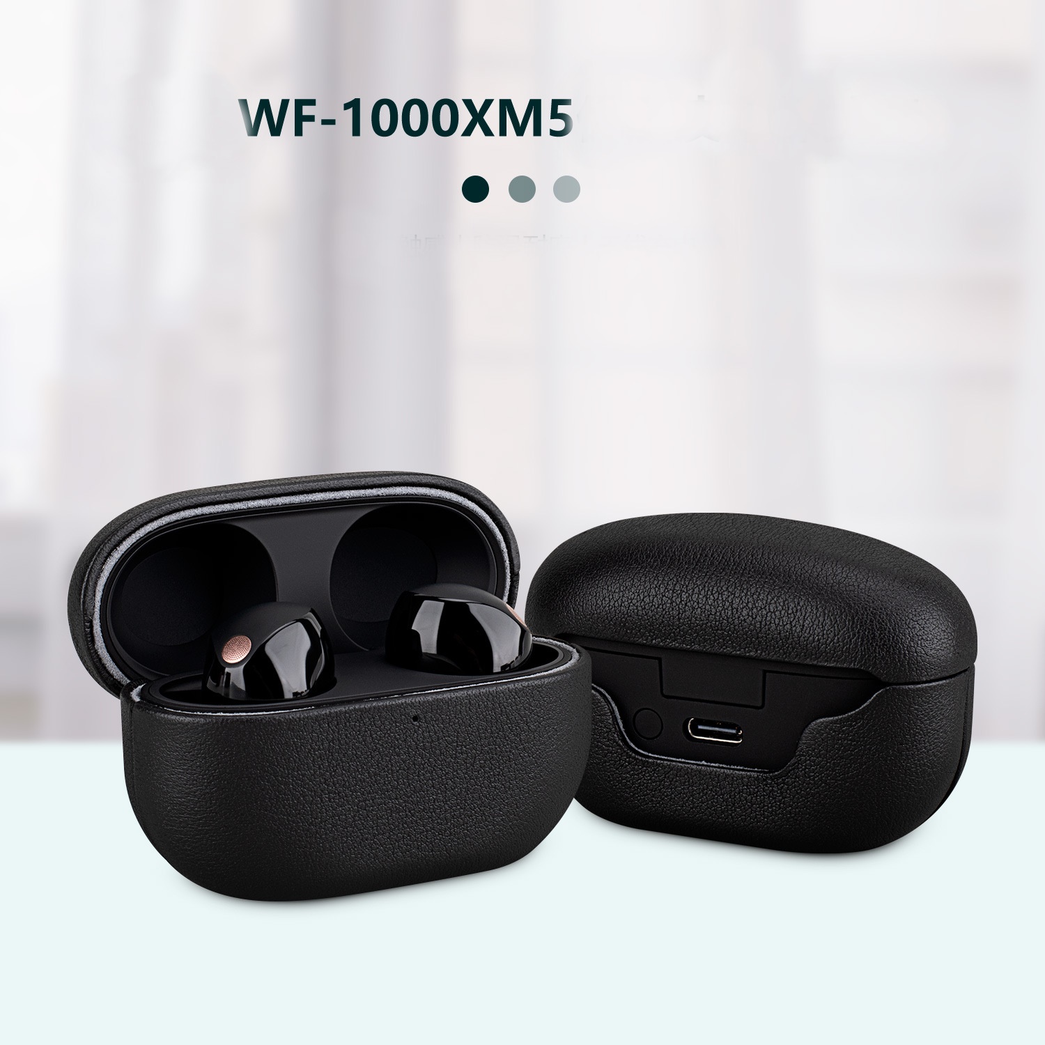 Bao Case Bằng Da Kai.N Leather Dành Cho Tai Nghe Sony WF-1000XM5 _ Hàng Chính Hãng