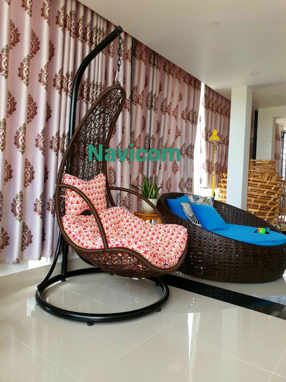 Xích đu thuyền câu Home decore N4