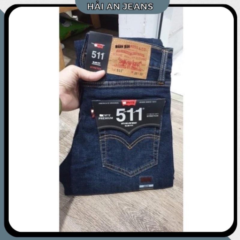 Quần jean nam dài xanh ánh rêu Quần bò nam đẹp Ống đứng cao cấp thời trang vnxk Jeans co dãn HAIAN JEAN