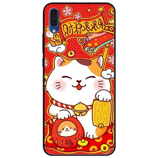 Ốp lưng dành cho Huawei Y7 Pro 2019 - Mèo Thần Tài