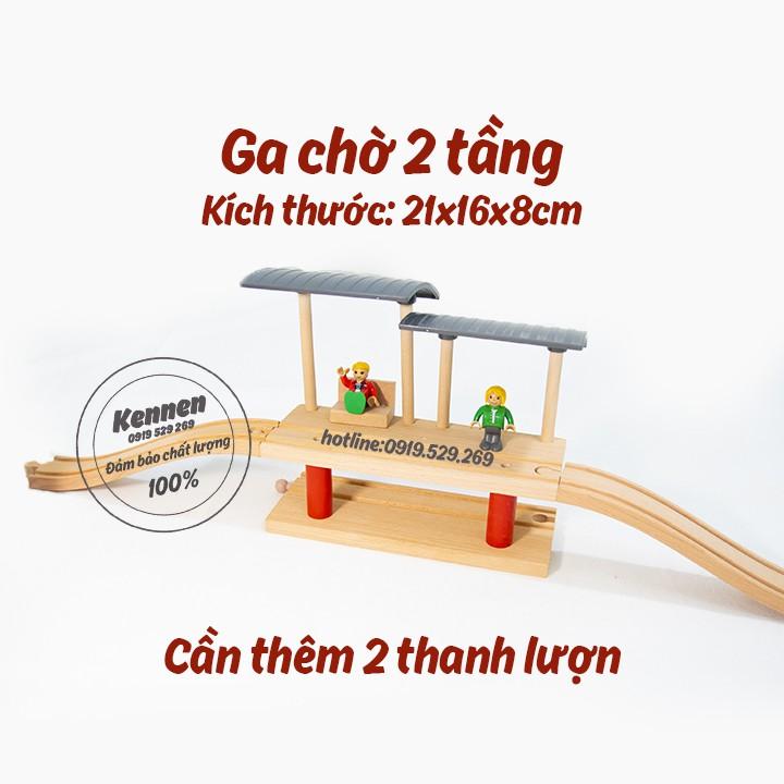 Đồ chơi mô hình xe lửa Thomas chi tiết NHÀ GA CAO CẤP