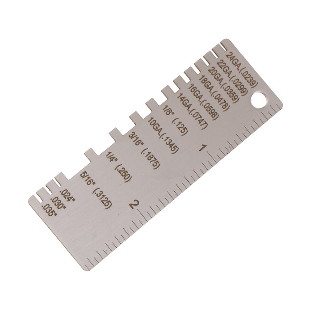 Wire Sheet Thickness Gauge Thickness Size Inspection Tool Welding Gauge New
