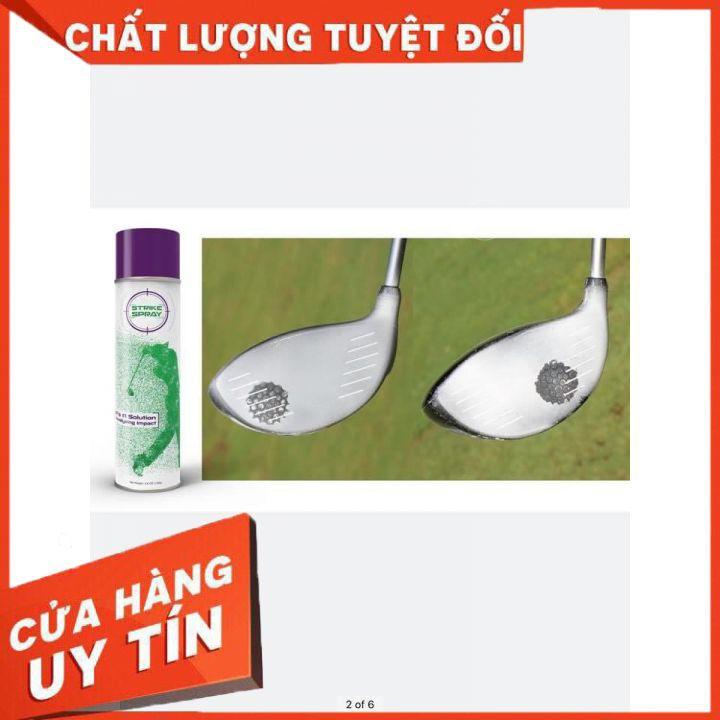 Golf Strike Spray - Bình Xịt Mặt Gậy Golf Phân Tích Điểm Tiếp Xúc Bóng Golf Với Mặt Gậy Golf