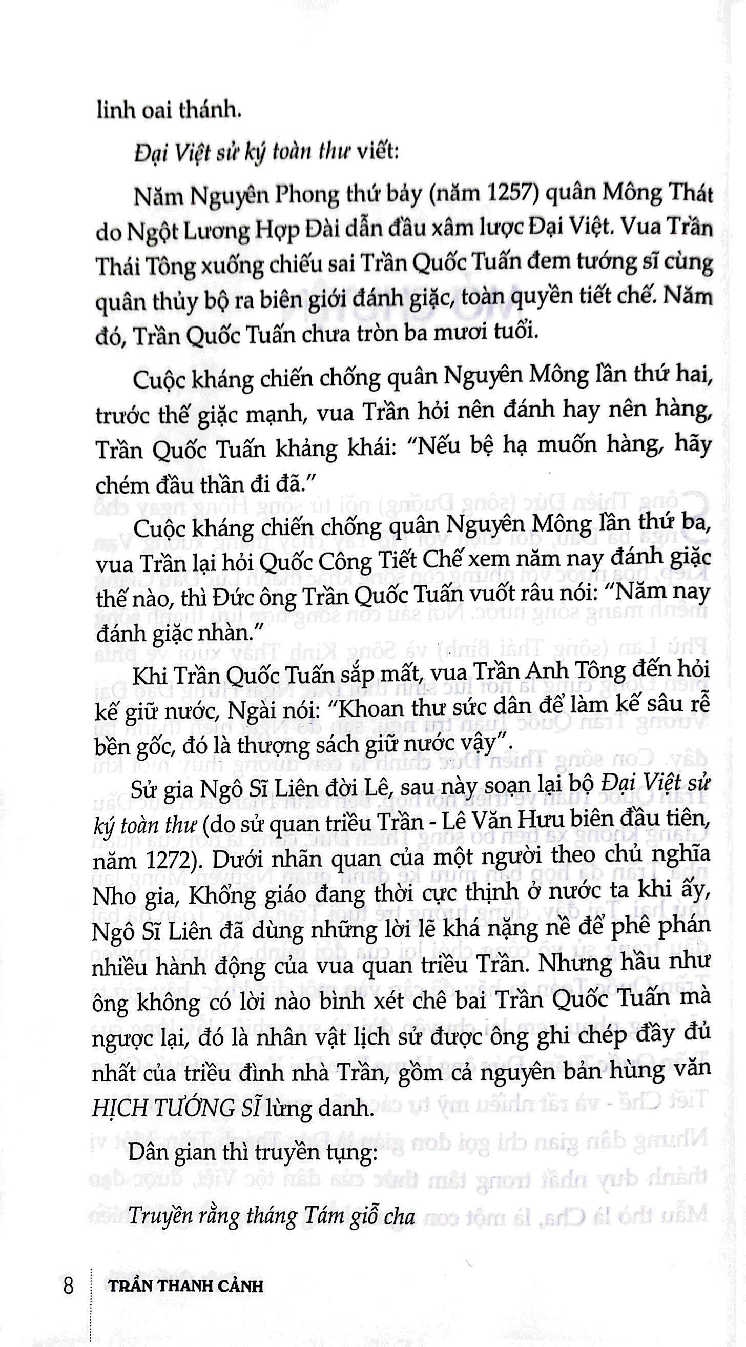 Tiểu Thuyết Lịch Sử - Trần Quốc Tuấn