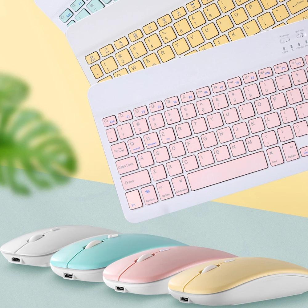 Bàn phím bluetooth ko dây kèm chuột cho lenovo tab p11 pro tb-j706f & lenovo tab p11 & p11 plus tablet táo