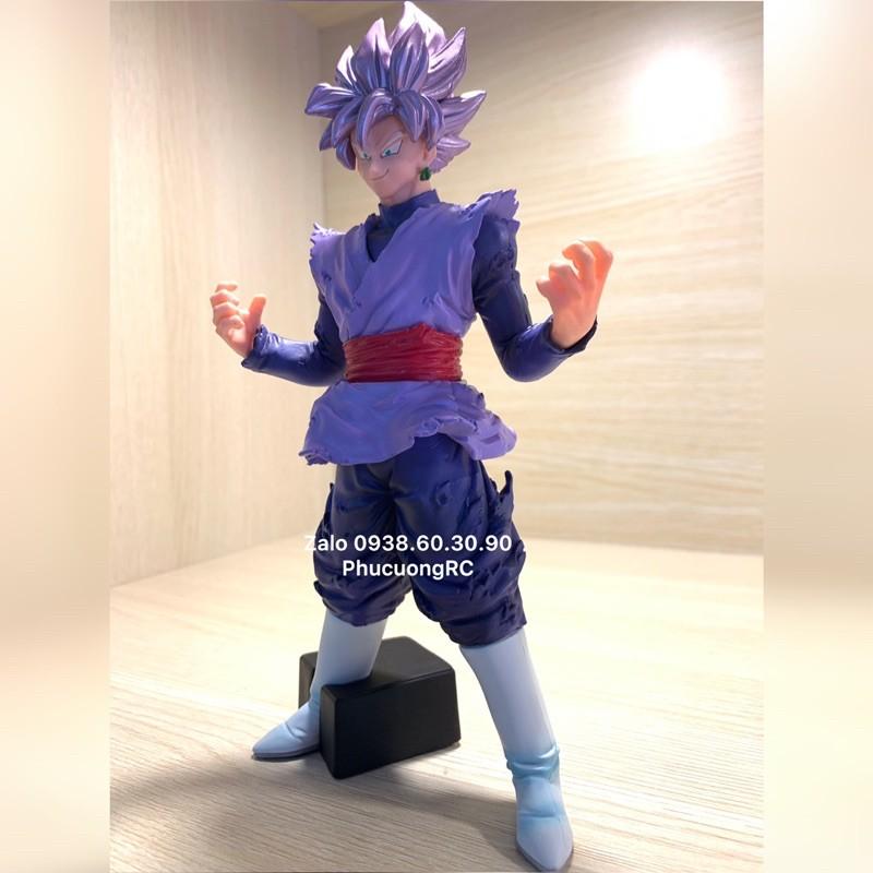 Mô Hình Dragon Ball - Super Saiyan Black Goku Pink nét chi tiết mặt đẹp sơn đậm chuẩn hình