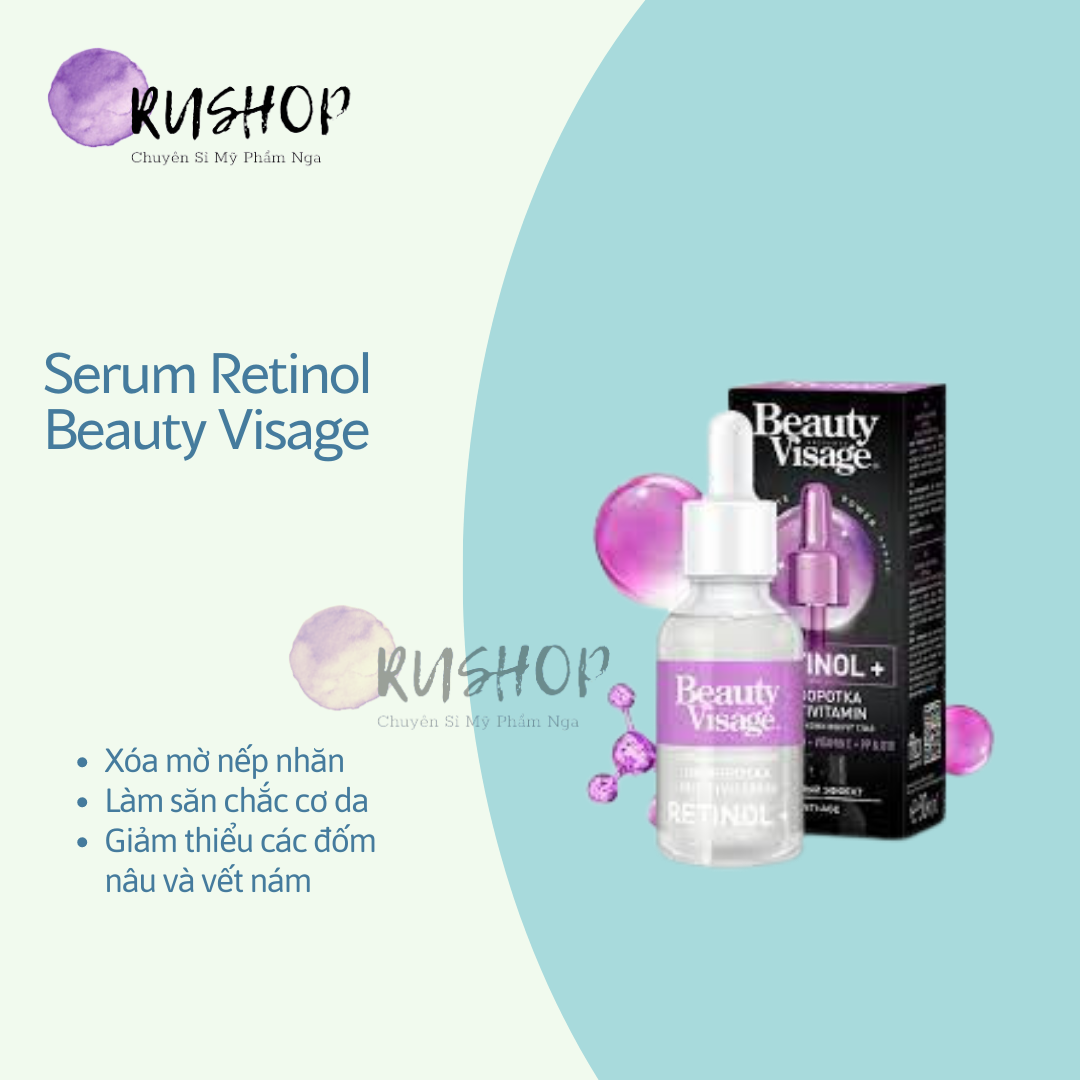 [Chính hãng] Serum Retinol+ Beauty Visage chống lão hóa, sáng đều màu da 30ml