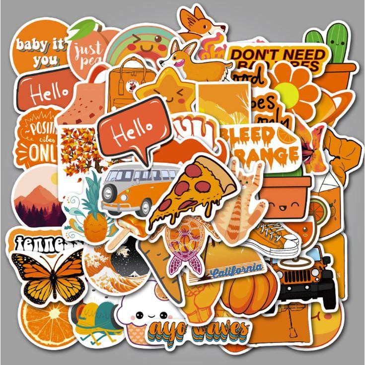 Sticker dán cao cấp CHỦ ĐỀ CAM Cực COOL ms#31