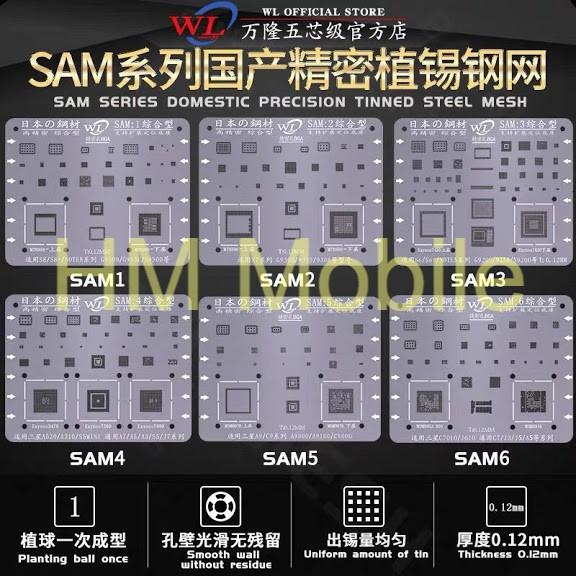 Vỉ làm chân đa năng cho Samsung hãng WL (12 loại)