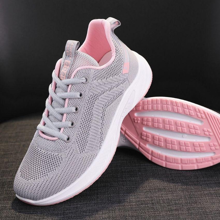 Giày Thể Thao Nữ Sneaker Siêu Nhẹ Chống trượt Mang Đi Làm,Chạy Bộ,Tập gym,Chơi Thể Thao SUNO GTTN14