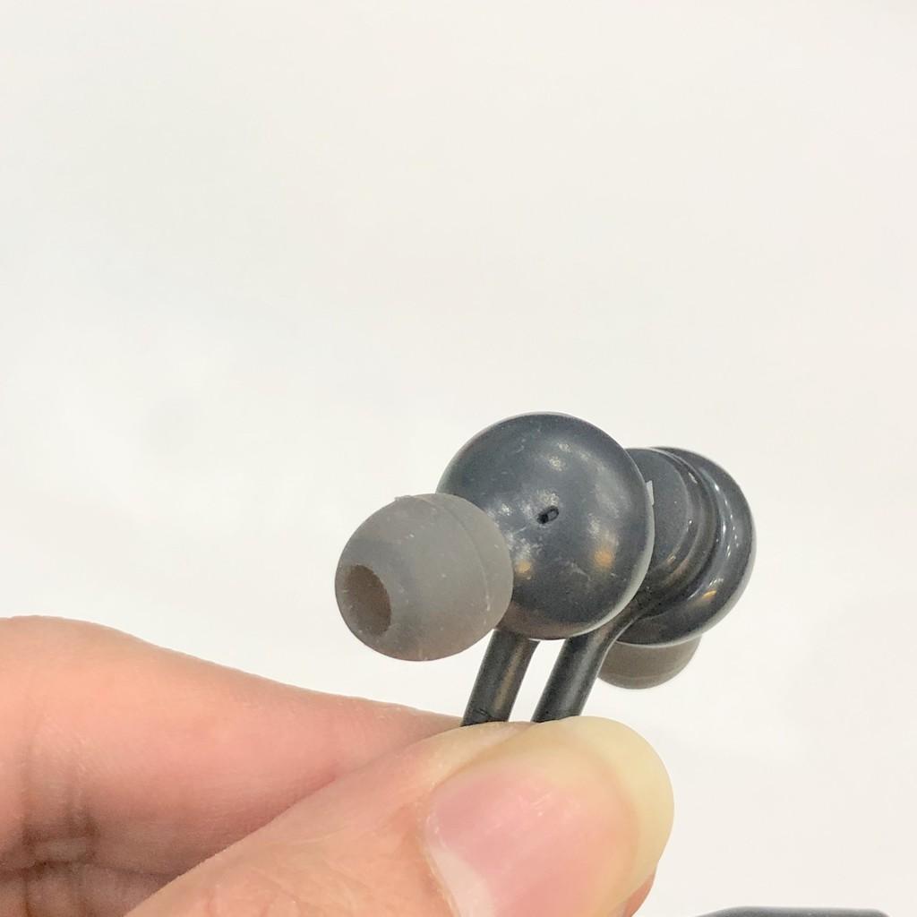 Tai nghe Super Bass chống ồn jack 3.5 mm - Tay nghe nhét tai bọc dù có mic nghe gọi chân tròn dùng cho samsung