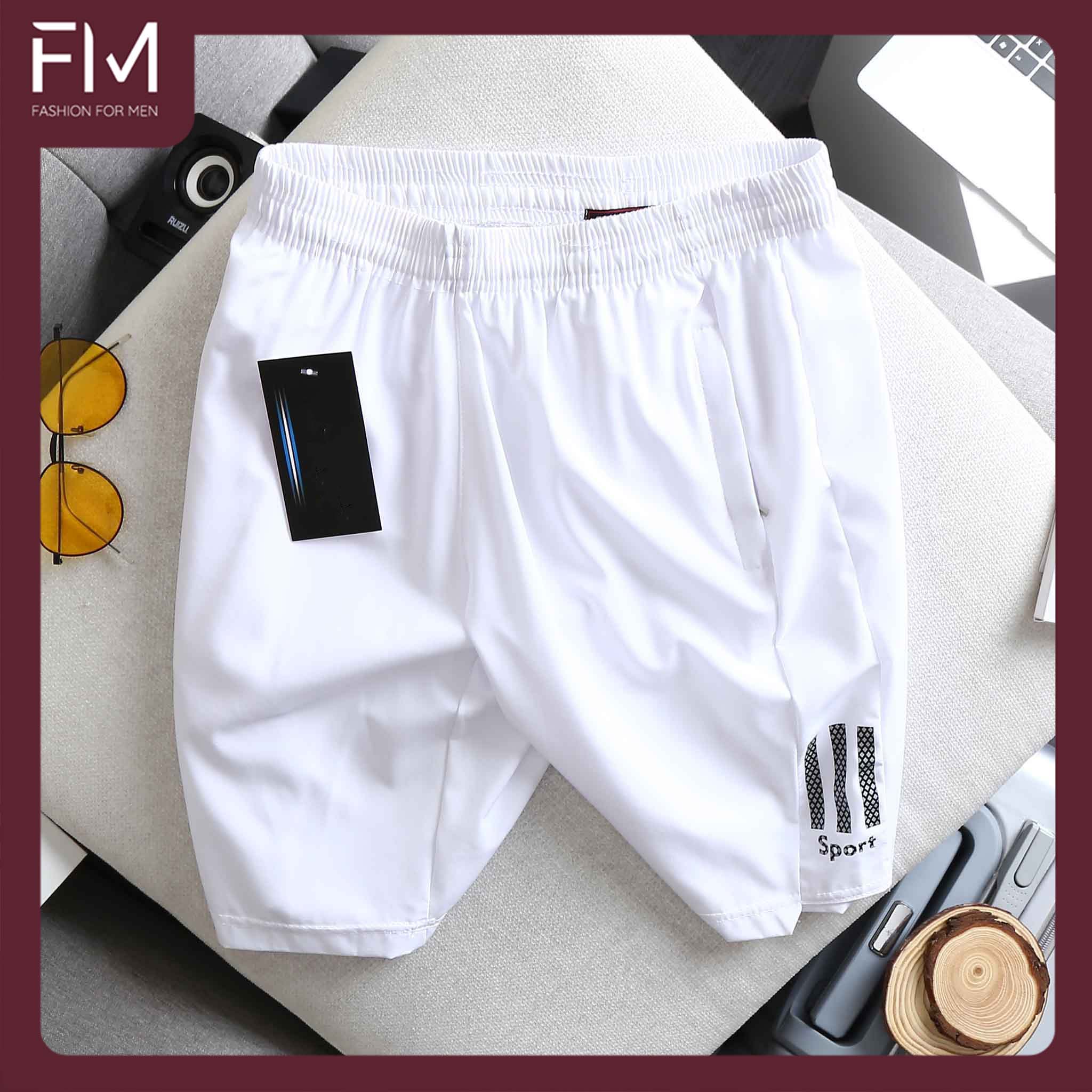 Quần short nam thể thao ba sọc cao cấp thoải mái, năng động, trẻ trung – FORMEN SHOP – FMPS153