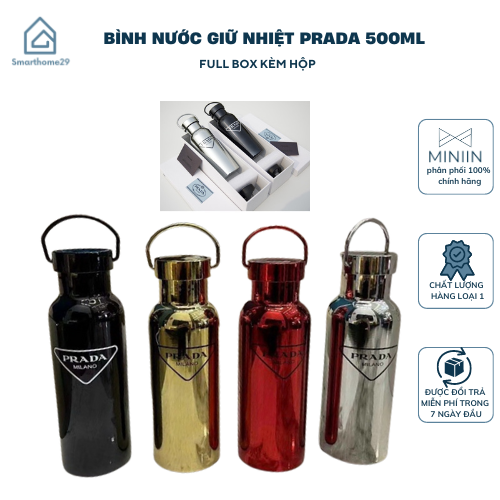 Bình Nước Giữ Nhiệt 500ml FULL Màu Fullbox Sang Xịn - Bình Nước Thể Thao Giữ Nhiệt 6-8 Tiếng - HÀNG CHÍNH HÃNG MINIIN
