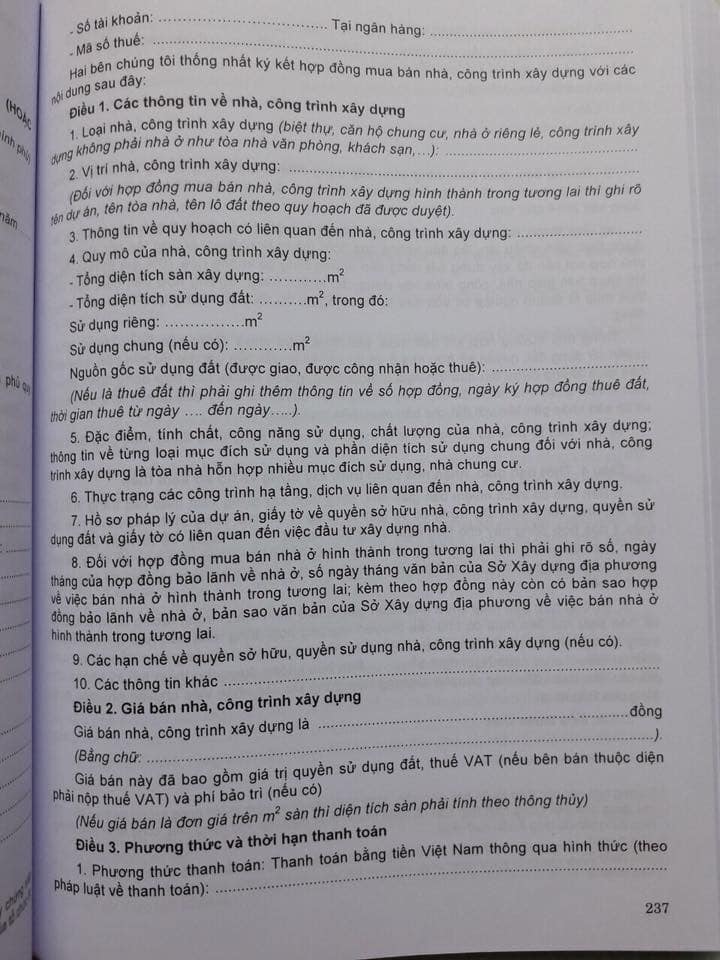 Kỹ thuật soạn thảo hợp đồng mua bán nhà, đất và kinh doanh bất động sản với 15 biện pháp phòng chống rủi ro trong mua bán bất động sản