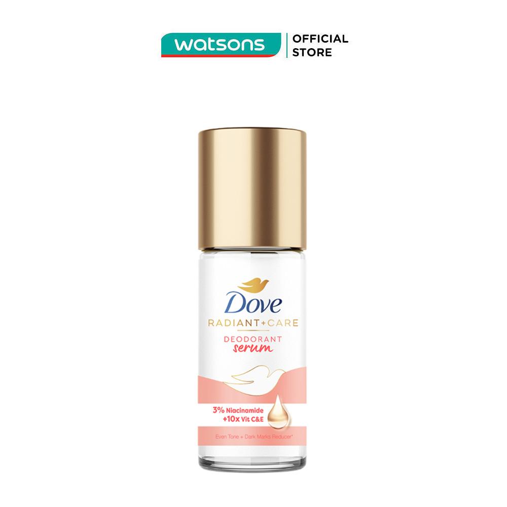 Lăn Khử Mùi Dove Radiant + Care Deodorant Serum 3% Niacinamide + 10x Vitamin C & E 45ml