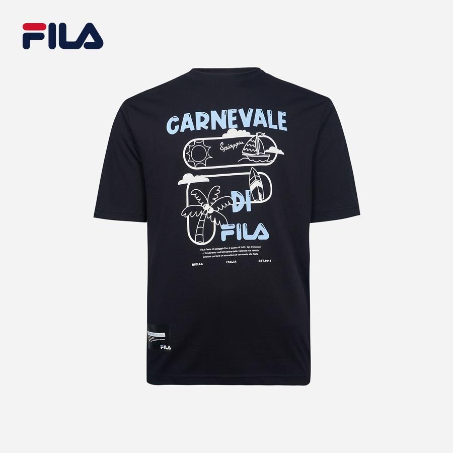 Áo thun tay ngắn thời trang unisex Fila - FW2RSF2076X-BLK