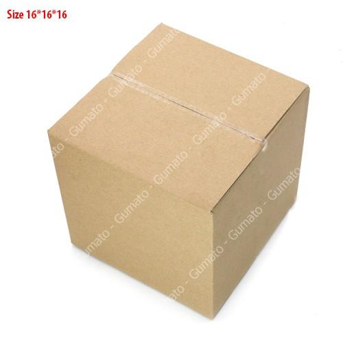 Hộp giấy P34 size 16x16x16 cm, thùng carton gói hàng Everest