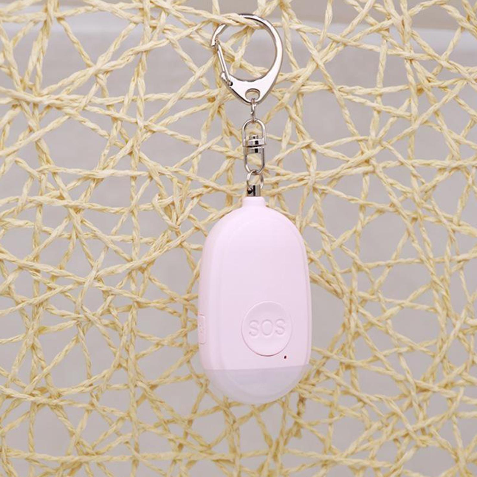 3X Mini 130DB Personal Alarm Security Alert Charging for Women Elderly Kids pink