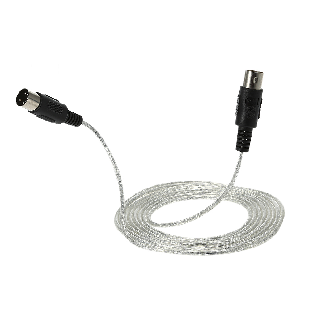 Cáp Nối Dài 3m / 10FT MIDI 5 Chân Cắm Đầu Nối Bạc Male To Male Cho Các Thiết Bị MIDI