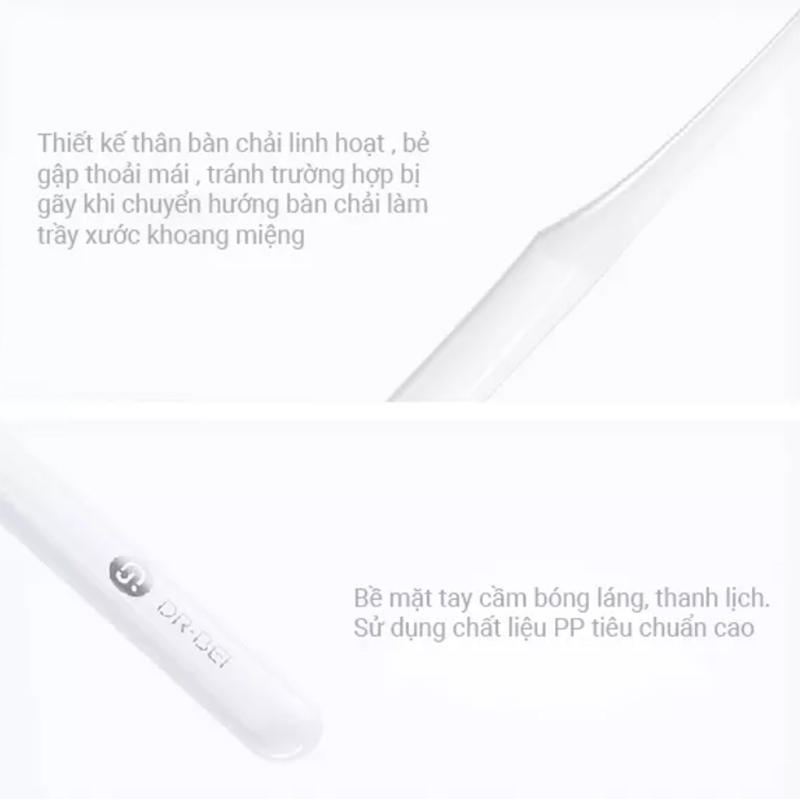 Bàn chải đánh răng chăm sóc nướu cao cấp xiaomi DR.BEI Toothbrush (Youth version) - Hàng chính hãng