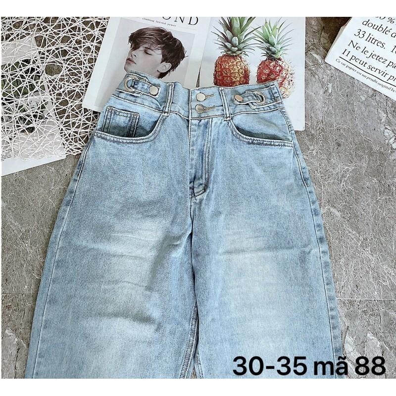 JEAN THÁI BIGSIZE quần baggy lưng cao