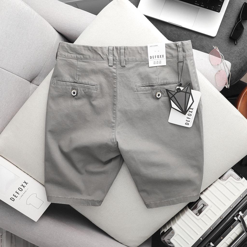 Quần short kaki nam DF basic form suông vải mềm đẹp thoải mái - LASTORE MENSWEAR