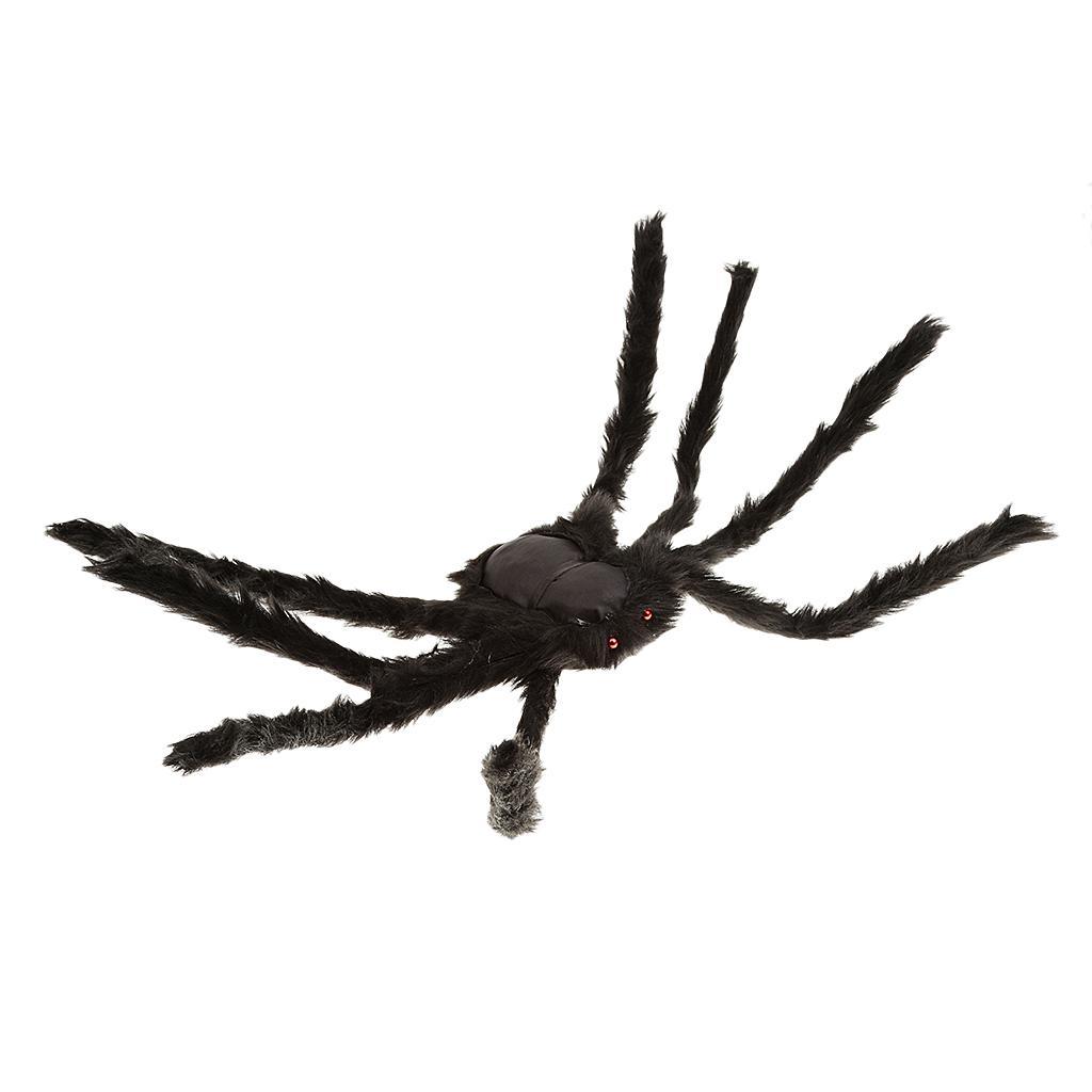 Hình ảnh Black Large Spider Halloween Decoration Haunted House Prop Indoor Outdoor