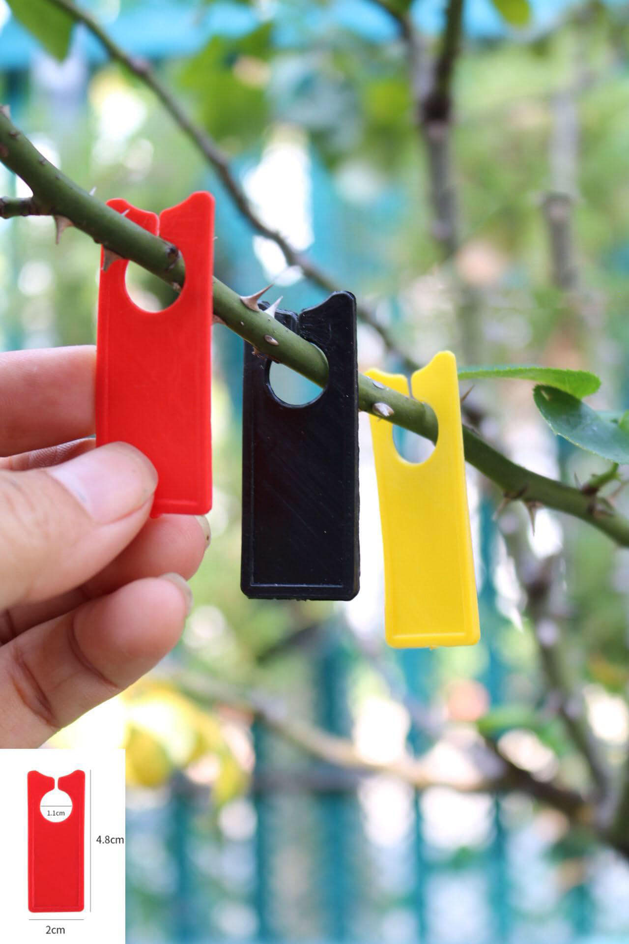Thẻ ghi tên có rảnh - bịch 50 cái