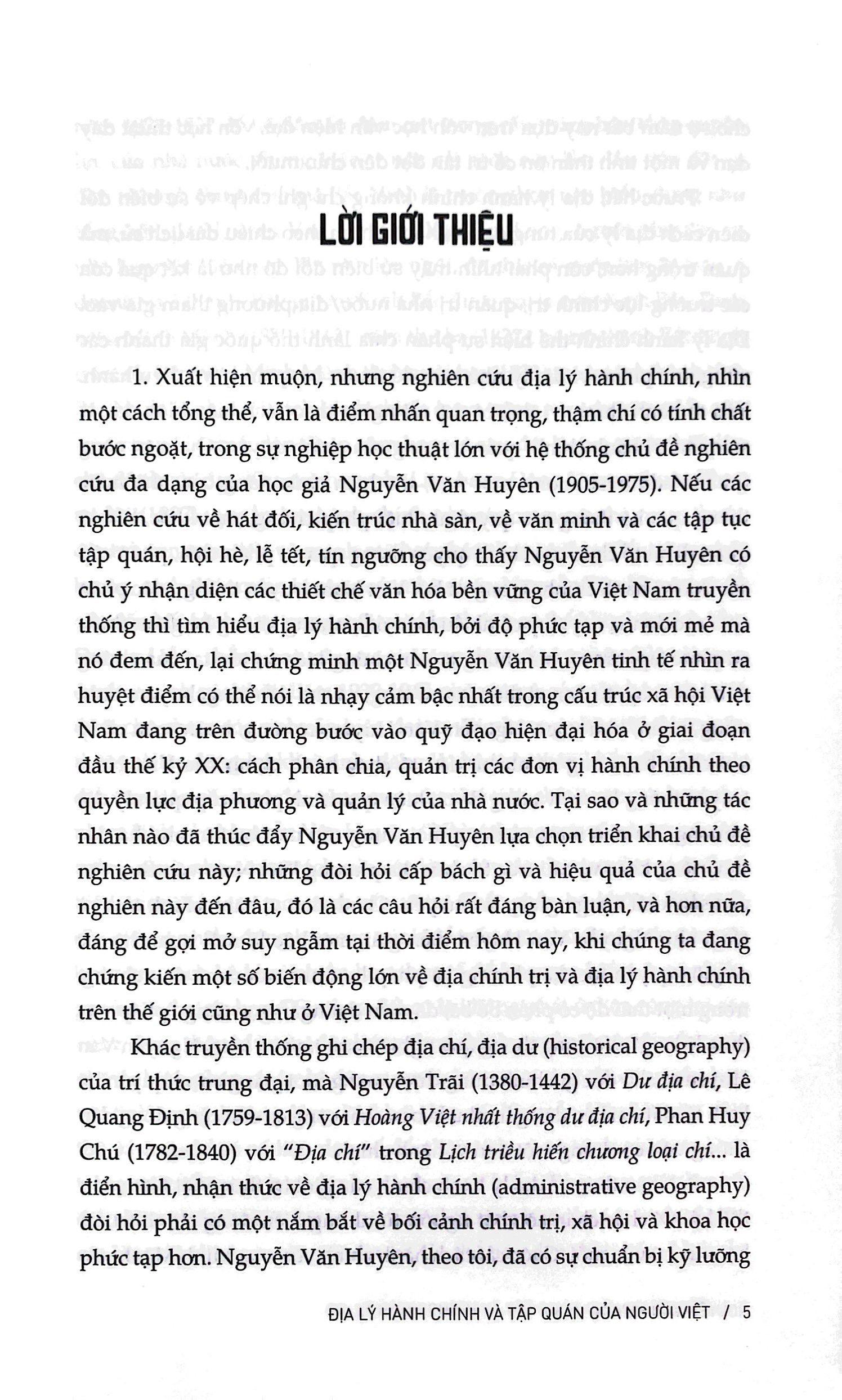 Địa Lý Hành Chính Và Tập Quán Người Việt Cùng 2 Di Cảo Chưa Từng Công Bố