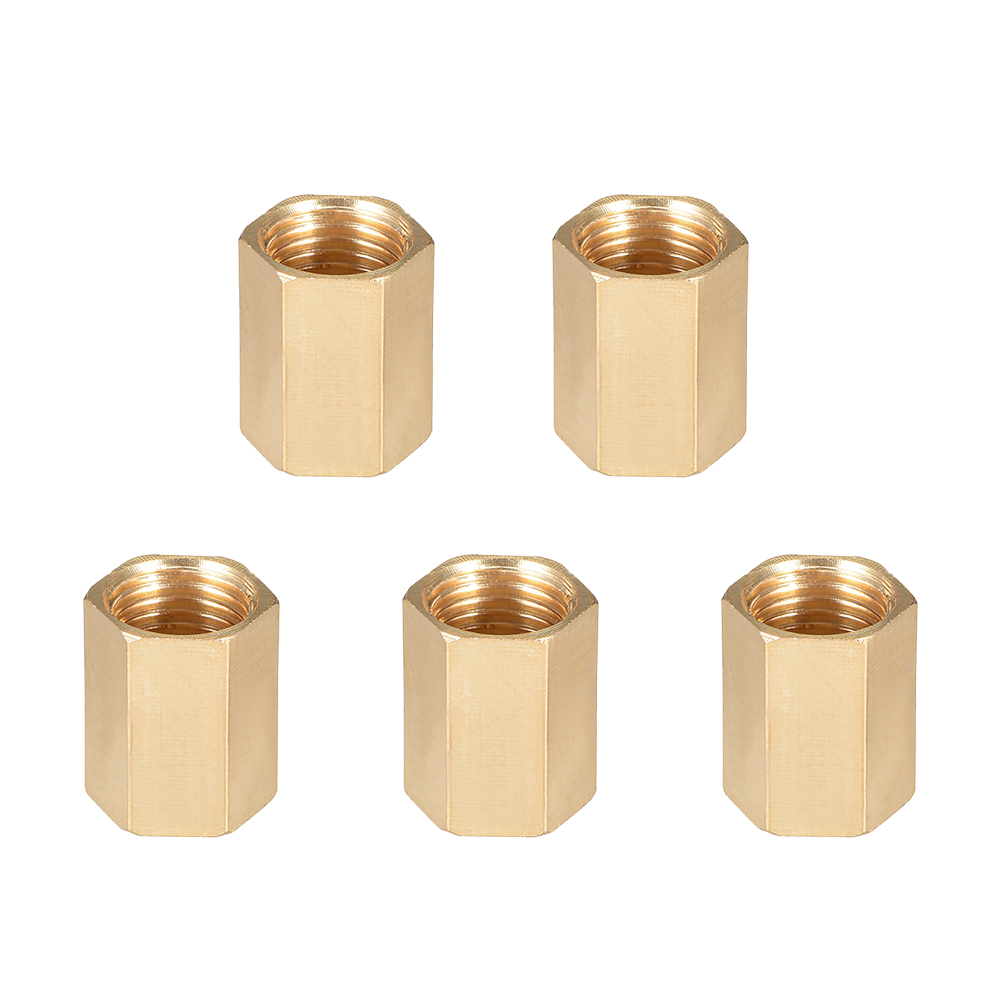 [COMBO 5 SẢN PHẨM]  - Măng sông - Hai ren trong (Brass pipe fitting socket - reducing coupling) - Bằng đồng