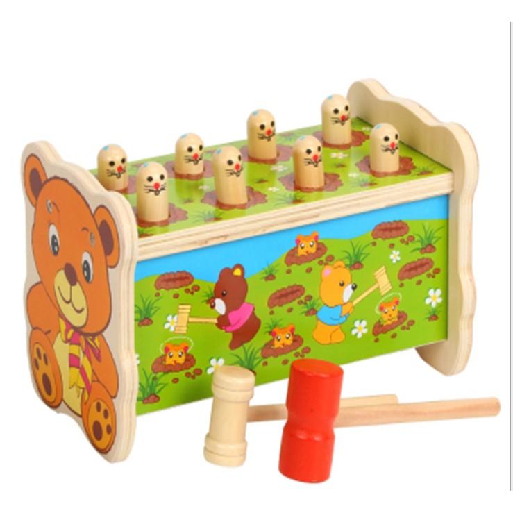 Bộ Đập Chuột 8 Lỗ 2 Búa Hình Gấu