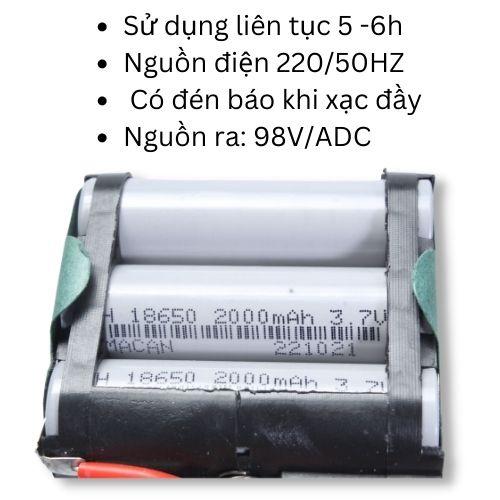 Pin 15 cell Macan -21V-6P-chân pin phổ thông