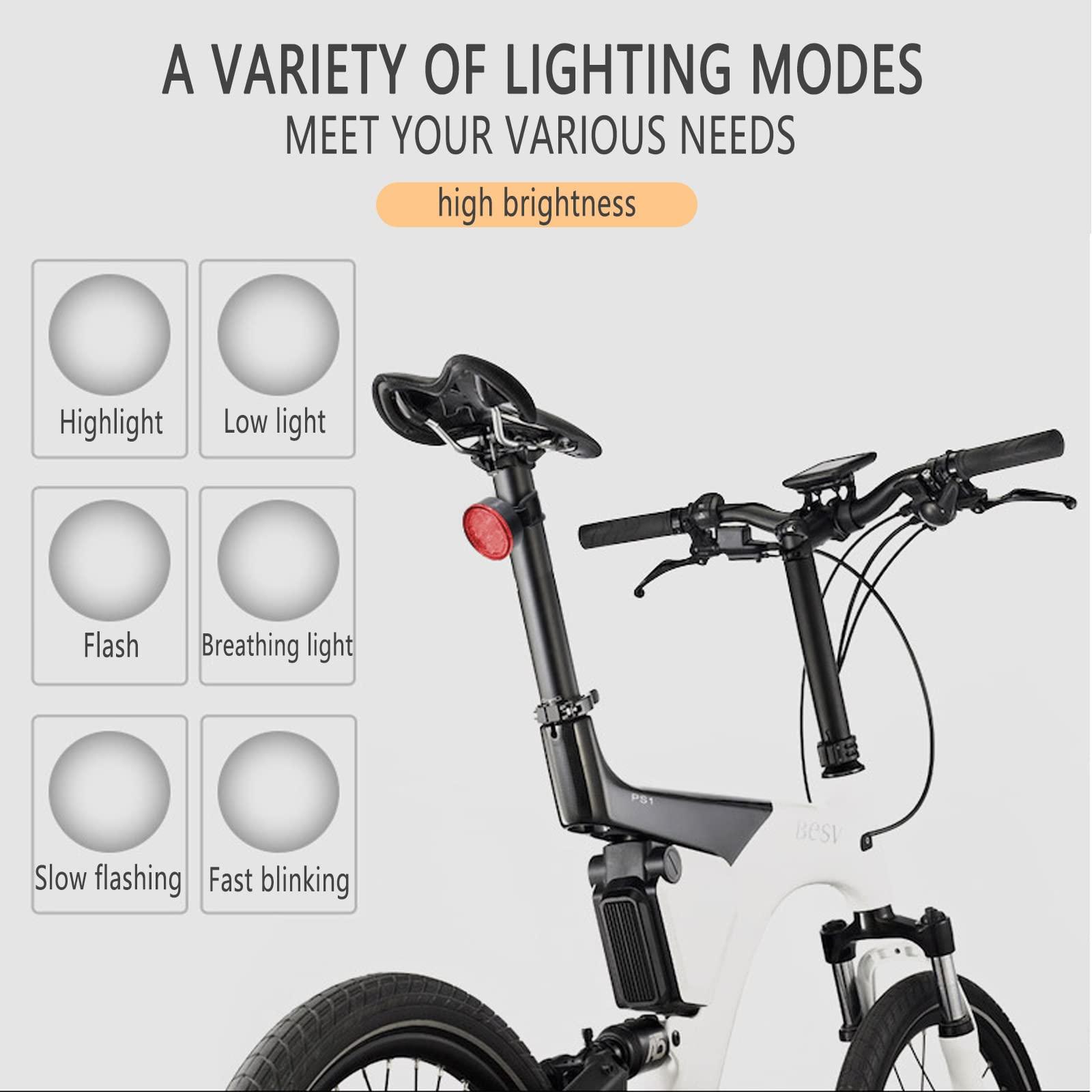 Đèn đèn LED Đèn chạy đèn LED Ánh sáng an toàn cho cuộc đua với 6 chế độ chiếu sáng ánh sáng nhấp nháy đèn vú Clip Stroboscope USB Refill Lamp