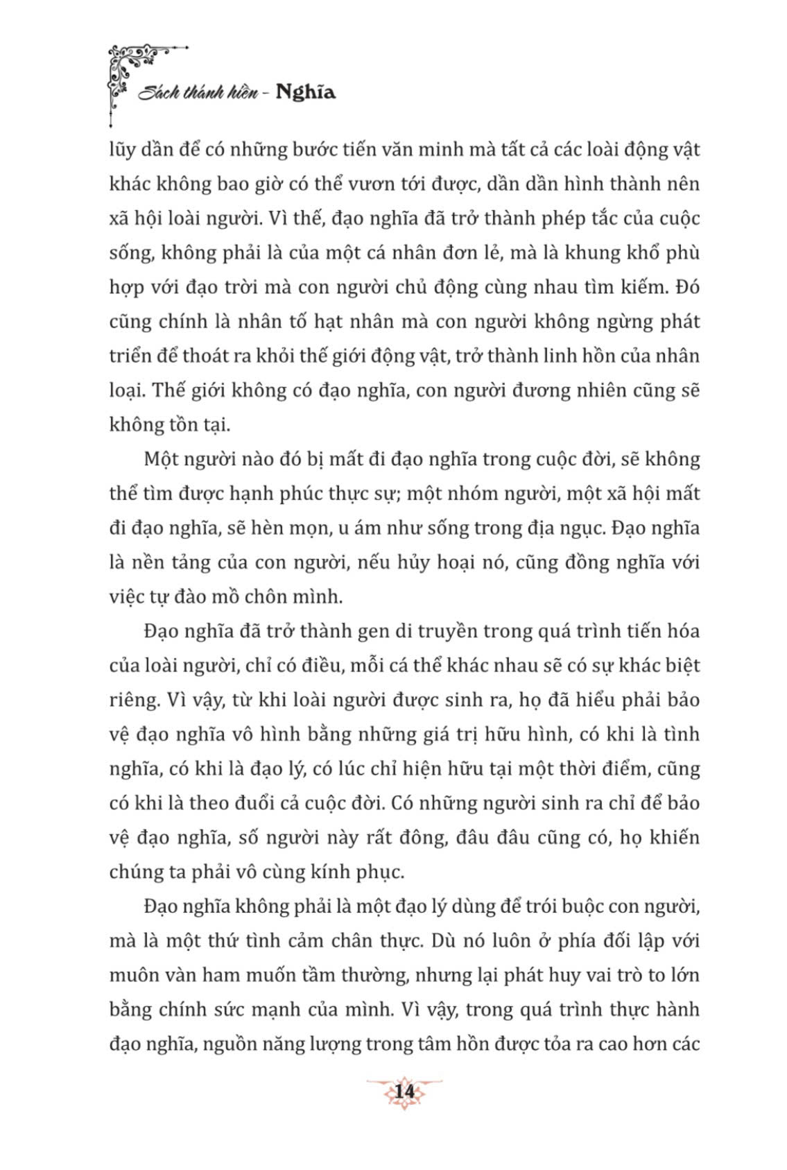 Sách thánh hiền - Nghĩa (Xuất bản lần thứ hai, có sửa chữa)