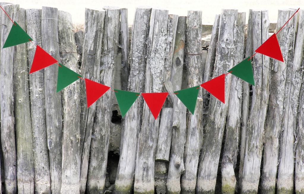 10pcs Triangle Flag Garland Banner Party Christmas Xmas Decoration