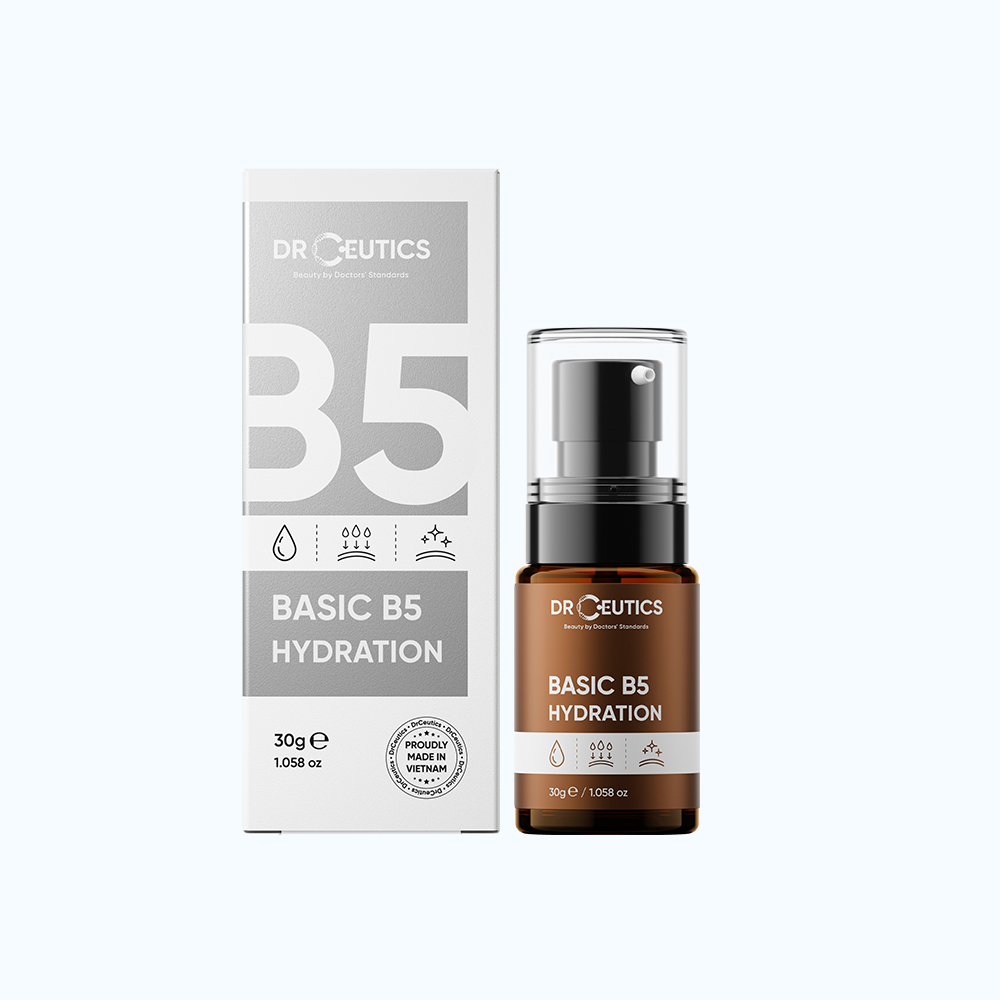 DrCeutics Tinh Chất Cấp Ẩm &amp; Làm Dịu Da Basic B5 Hydration (30g/Chai)
