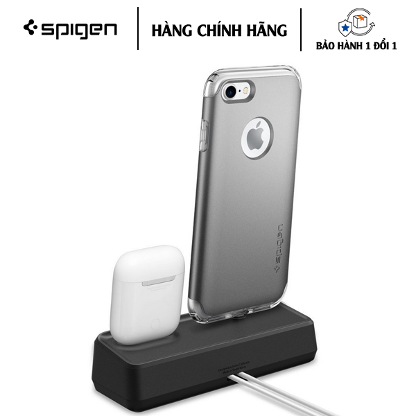 Đế sạc đa năng Iphone &amp; AirPods Universal Stand - Hàng chính hãng