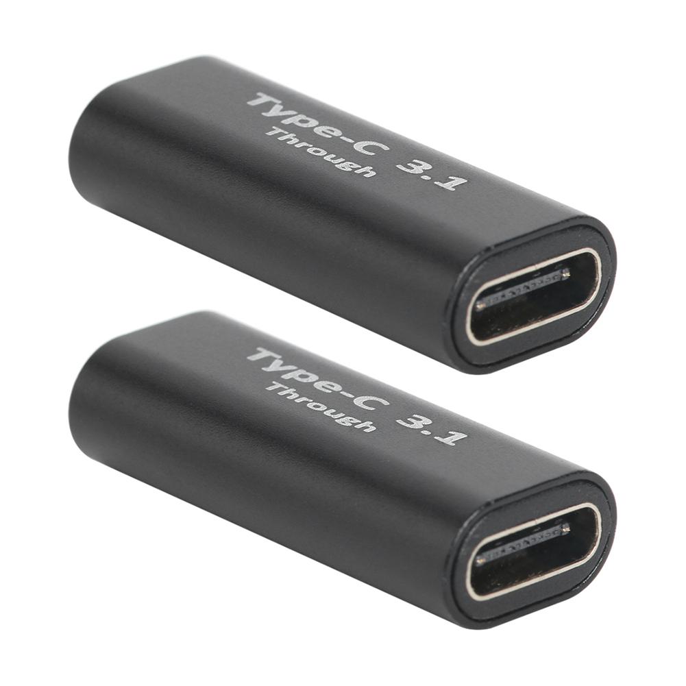 2 chiếc USB C Adapter Type-C Nam sang Nữ Nữ sang Nữ Phải