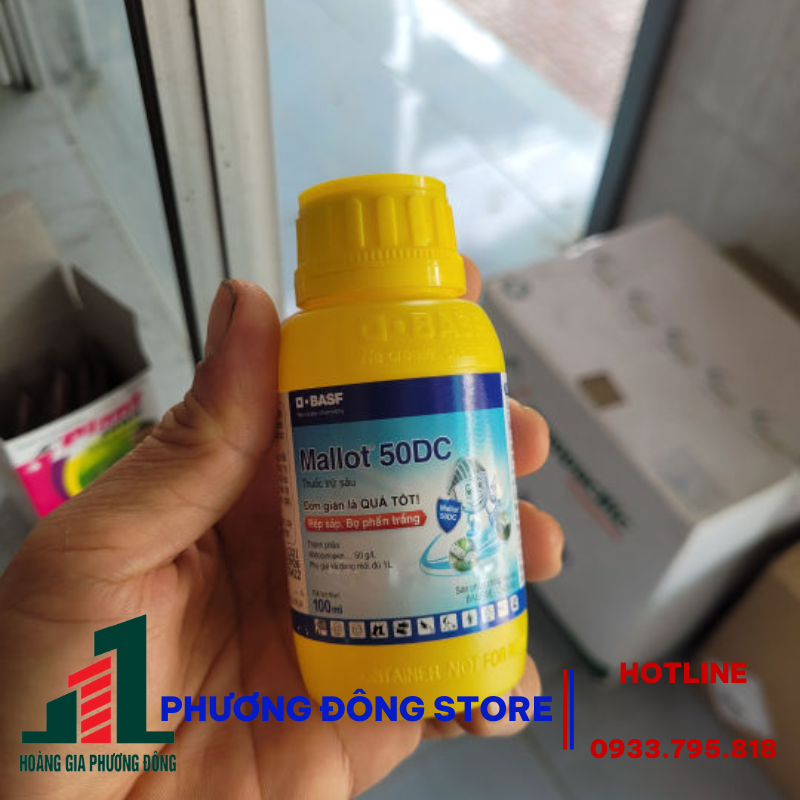 Thuốc trừ sâu Mallot 50DC - chai 100ml, chai 250ml