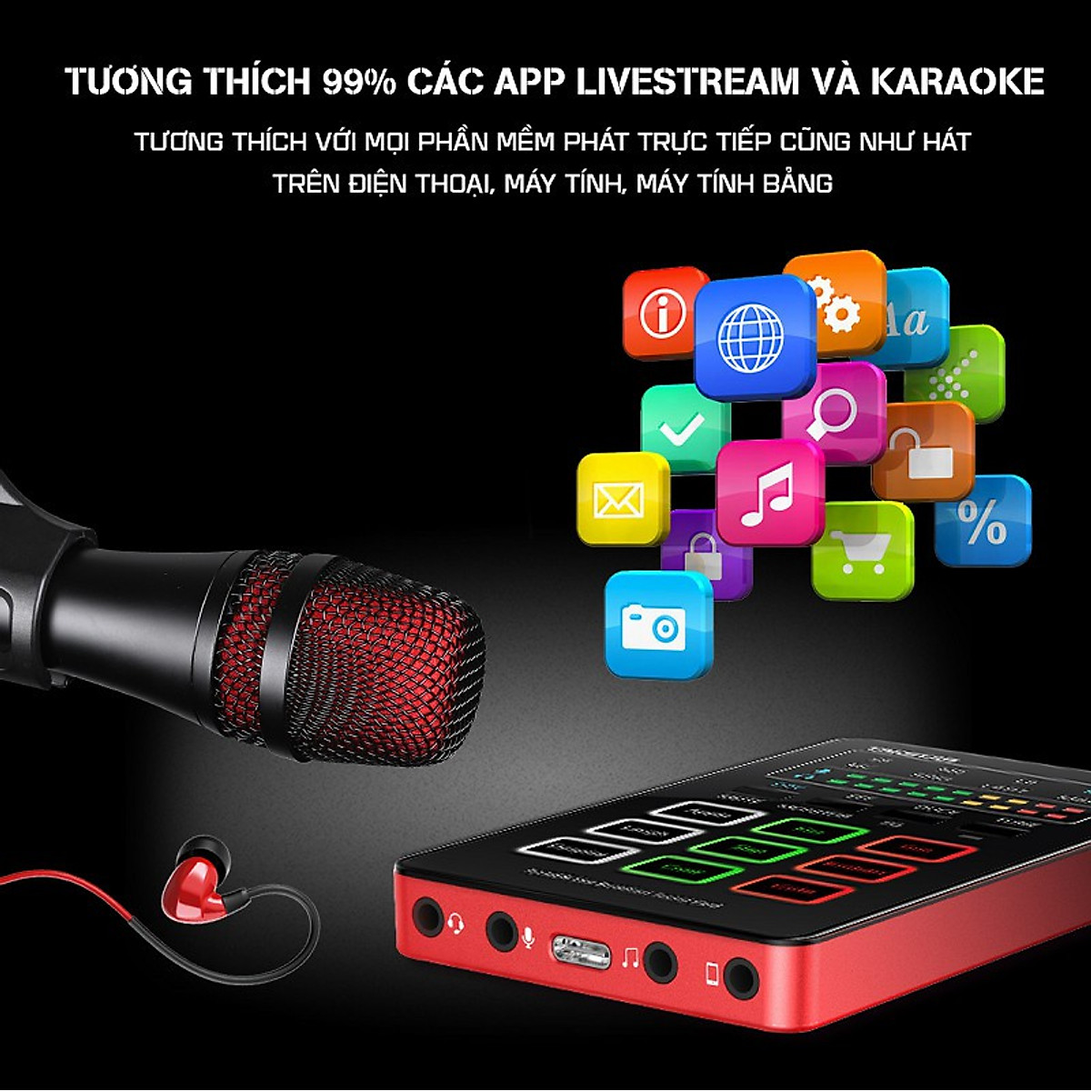 Combo trọn bộ mic thu âm chính hãng Takstar MX1 mini, tai nghe Ts-2260 và đầy đủ phụ kiện thu âm, livestream, hát karaoke online - AVSTAR - hàng chính hãng 