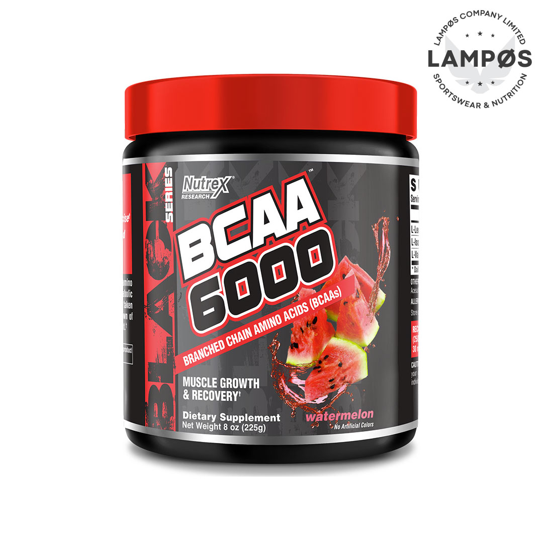 Thực phẩm hỗ trợ tăng trưởng cơ bắp Nutrex Research BCAA 6000 - Tăng hiệu suất phục hồi nhanh - 30 liều dùng