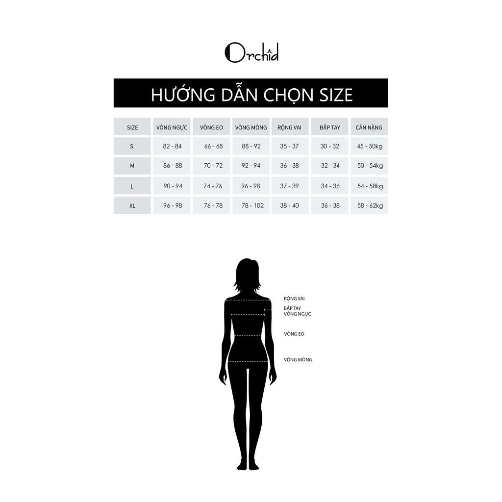 Chân váy bút chì phối cúc - orchid QT8O15