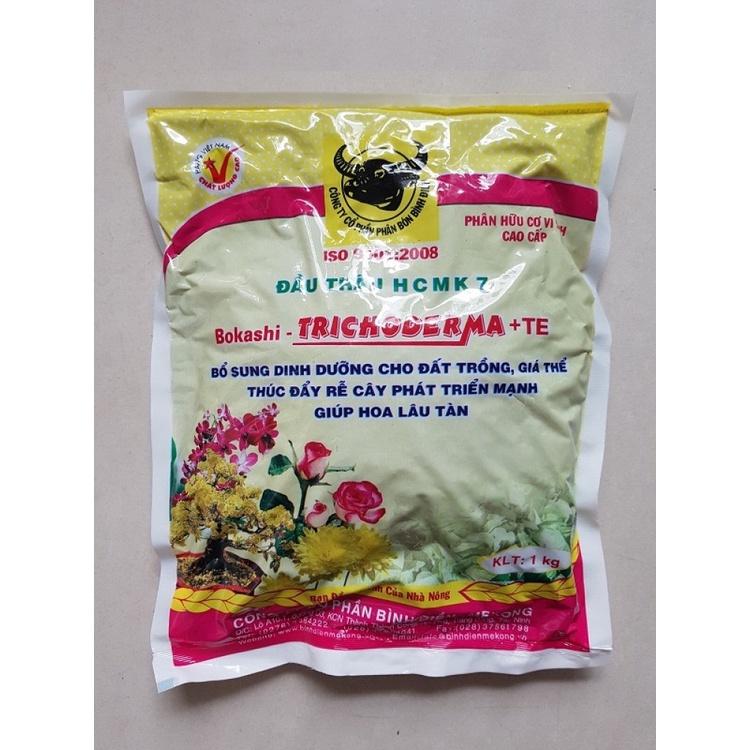 Phân Đầu Trâu HCMK7 Hữu Cơ Trichoderma bịch 1kg - KNS3757