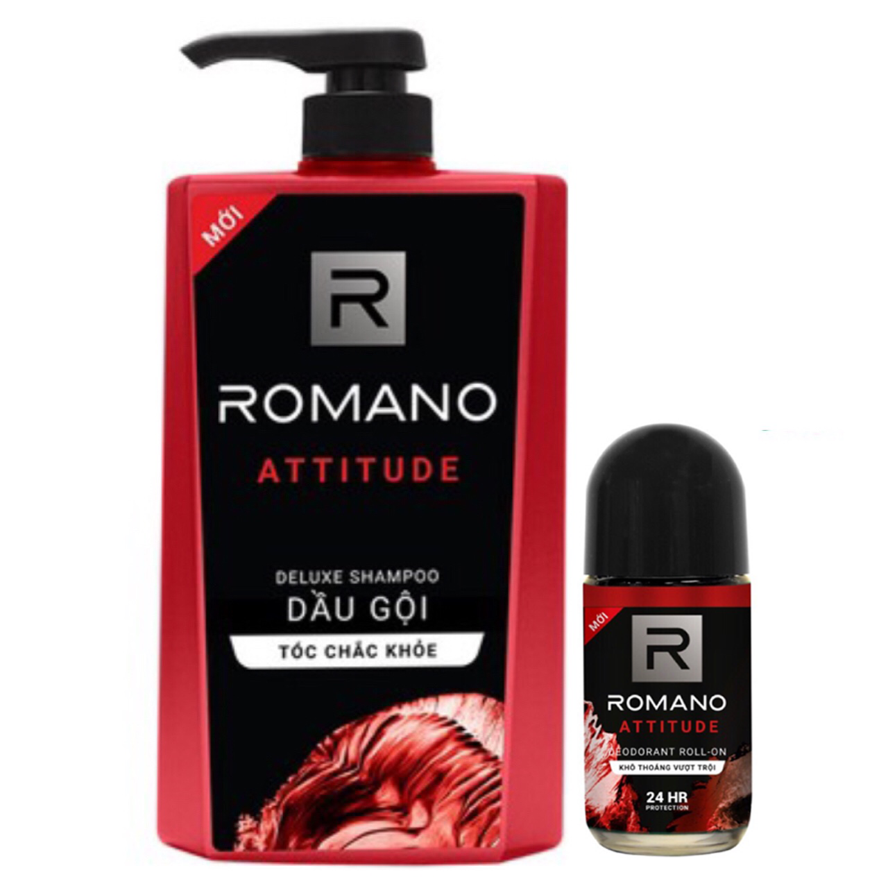 Combo Dầu gội Romano Atitude 650ml+Lăn khử mùi Romano Atitude 50ml