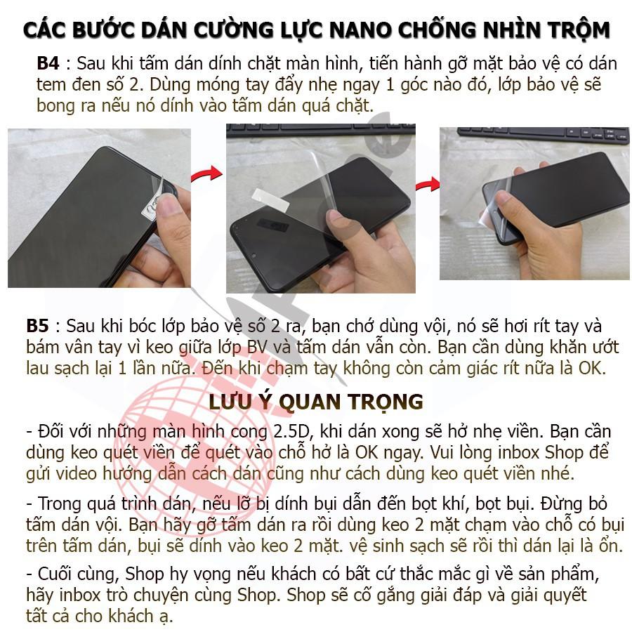 Dán chống nhìn trộm dành cho LG Q92 5G - Dán Cường lực dẻo nano