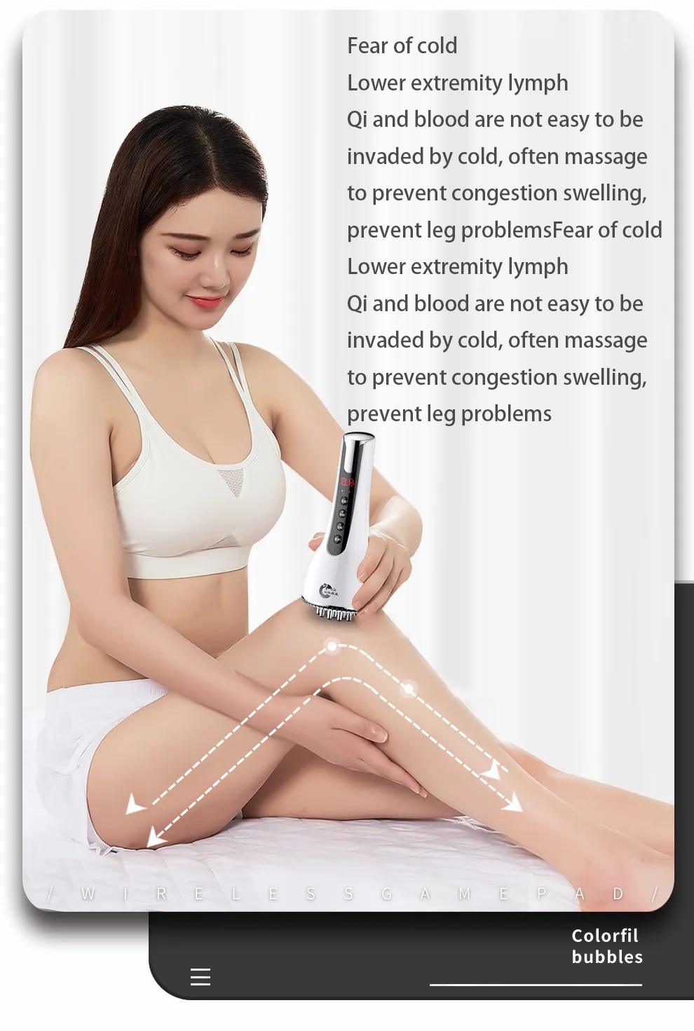 Máy mát xa cầm tay, bàn chải kinh tuyến điện tử Electric Meridian Massage Brush Ai Kangying