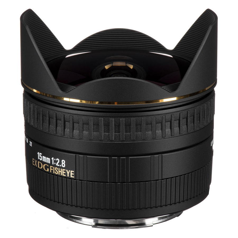 Ống kính Sigma 15 F/2.8 EX DG FISHEYE DIAGONAL For Nikon - Hàng Chính Hãng