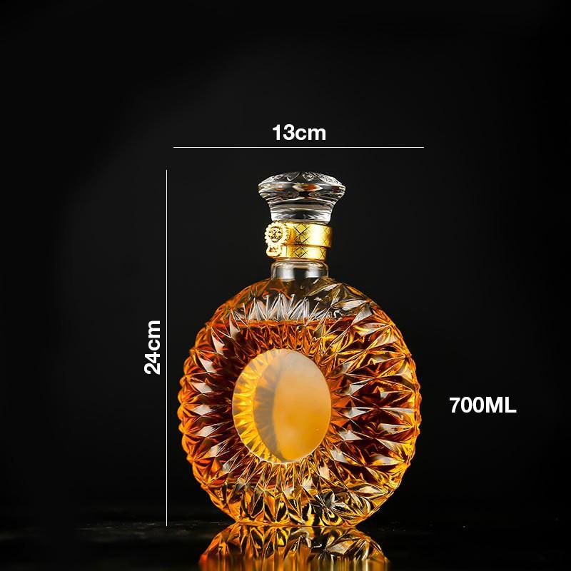 Bình đựng rượu thủy tinh cao cấp Bình ngâm rượu XO 700ml sang trọng