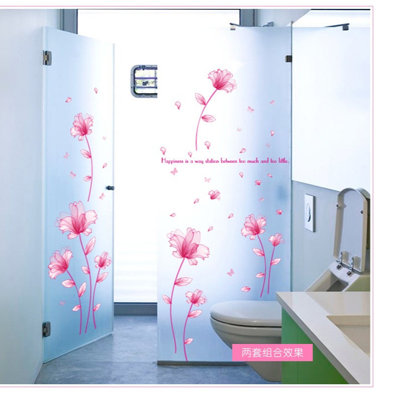 TRANH DECAL 3D TRANG TRÍ DÁN TƯỜNG PHÒNG KHÁCH, PHÒNG NGỦ KIỂU HOA LÁ -HÀNG CAO CẤP