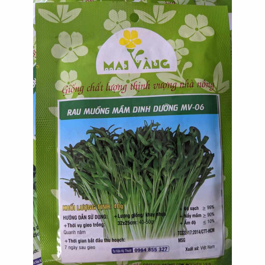 Hạt giống Rau Mầm Các Loại, mầm đậu Hà Lan 30gr